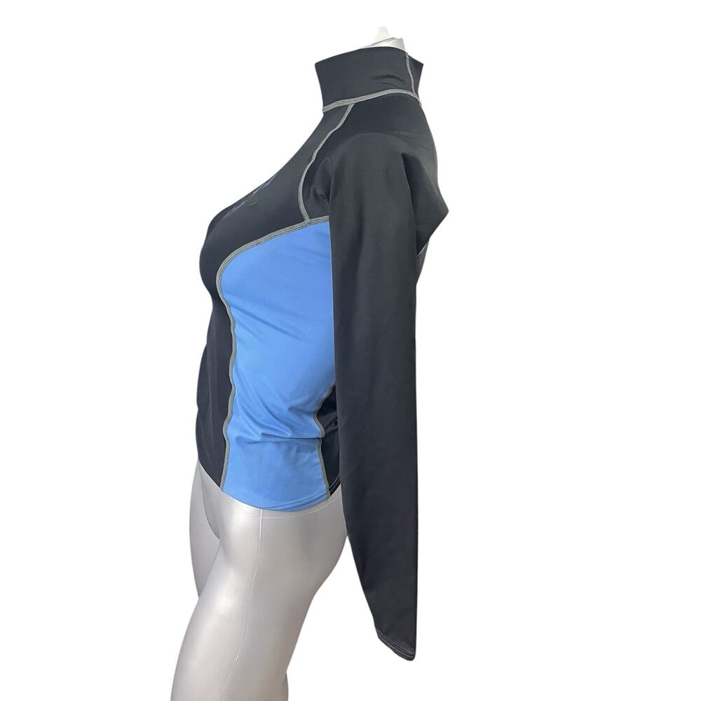 ScubaPro T-Flex Long Sleeve Rashguard Women Blue Black Medium Long Sleeve - Picture 2 of 6